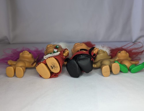 Vintage Lot of 10 Russ Trolls Assorted Variety Dolls Christmas 1980s/90s Hair - Picture 22 of 24