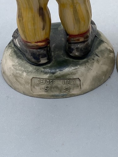 De Colección Fontanini Depose Italia 2 Elfos Enanos Trolls Gnomos Resina - Imagen 14 de 17