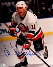 Darius Kasparaitis New York Islanders Signed Vintage 8x10 Color Photo A 