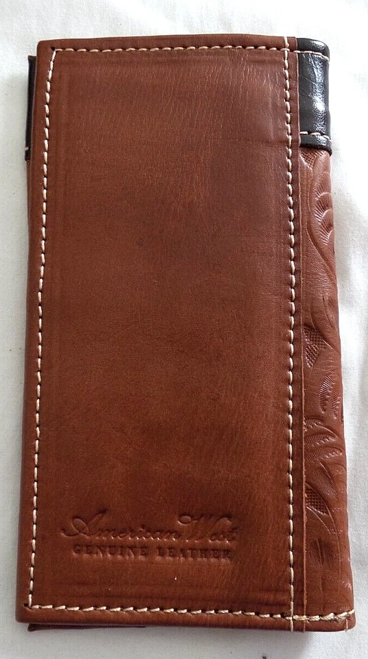 AMERICAN WEST ИЗ НАТУРАЛЬНОЙ КОЖИ БУМАЖНИК СКЛАДНОГО С СЕРЕБРЯНОЙ ЗВЕЗДОЙ - Изображение 3 из 4