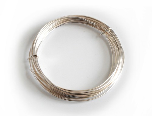 WIRE. Silver Plated Wire 1.5mm x 1.75m. X1122 - Picture 2 of 2