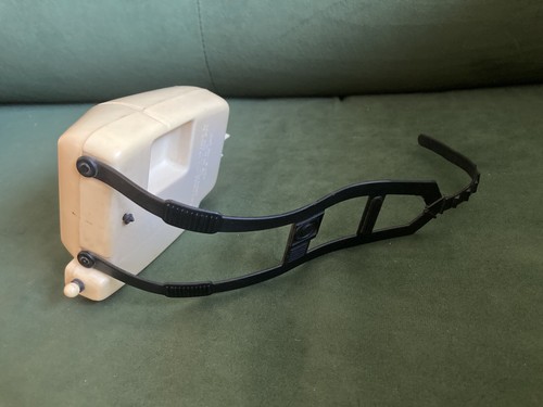 1975 Six Million Dollar Man Working Crystal Radio Backpack for Bionic Man Figure - Picture 15 of 16