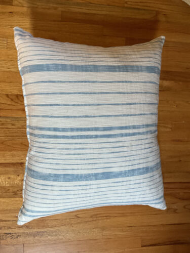 John Robshaw Blue and White Extra Large ,36"x30" Floor Pillow.100% Cotton. - Picture 2 of 5