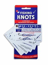 PRO-KNOT FISHING KNOTS PORTABLE WATERPROOF EDUCTIONAL BOOK / CARDS