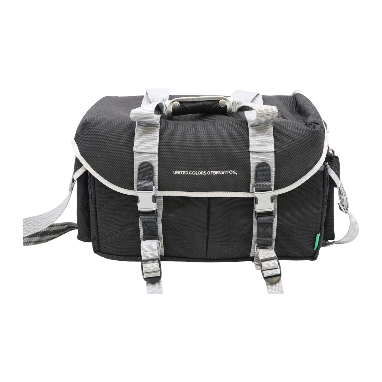 United Colors Of Benetton Cámara Bolsa Negra Gris Universal