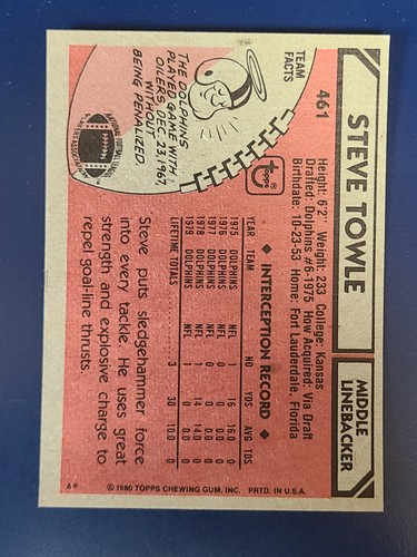 Tarjetas de fútbol americano Topps 1980 completan tu conjunto que elijas elegir cada una #397 - 528 - Imagen 101 de 207