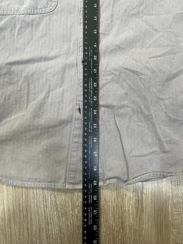 Volcom Men's Long Sleeve Button Up Gray XL Slim Fit Cotton Flannel - Picture 6 of 8