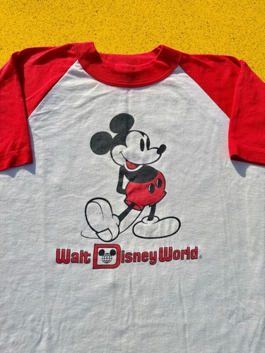 Vintage 80’s Mickey Disney Retro Kids T-Shirt Size XL - Picture 3 of 8