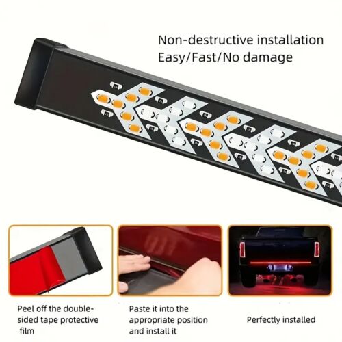 1500MM 60 in RGB Car LED Lights Strip Exterior Outside Optic Atmosphere Lamp Kit - Picture 4 of 6