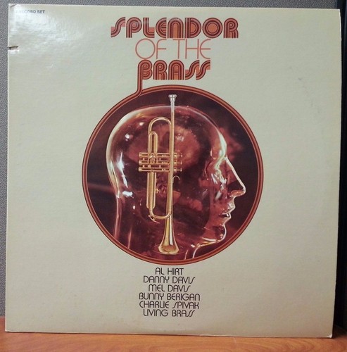 SPLENDOR OF THE BRASS AL HIRT-DANNY DAVIS-CHARLIE SPIVAK-LIVING BRASS 2LP - Picture 1 of 2