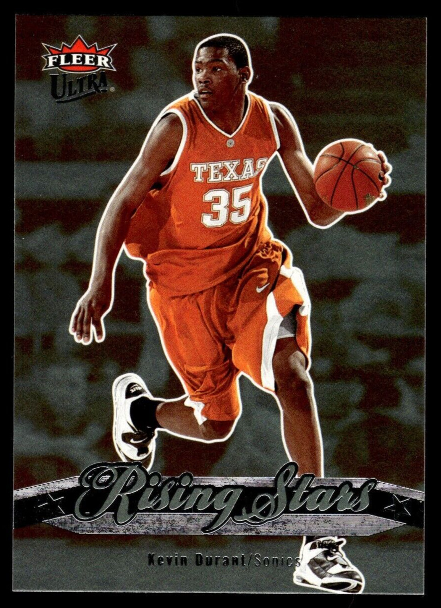 2007-08 Fleer Ultra Rising Stars Kevin Durant #RS-1 Rookie RC