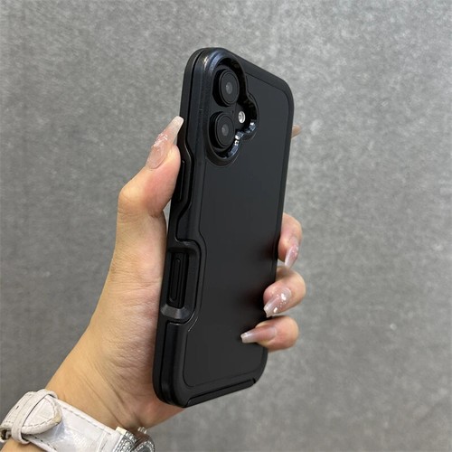 Magnetic Matte Shockproof Armor MagSafe Case For iPhone 16 Promax 15 14 13 12 11 - Photo 7 sur 33