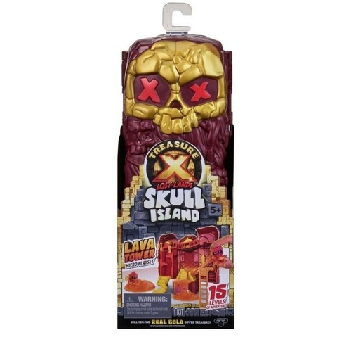 TREASURE X Lost Lands Skull Island Lavaturm Micro Spielset 15 Level - Bild 1 von 7