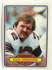1980 Topps Football #316 Dan Dierdorf - St. Louis Cardinals