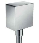 Hansgrohe 26455001 Wall Mount Square Outlet with Check Valve