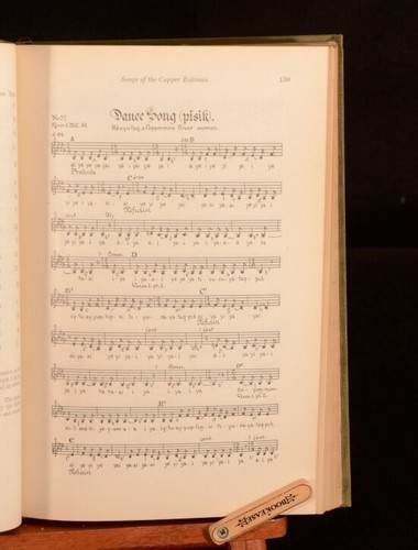 1925 Report of the Canadian Arctic Expedition 1913-18 Eskimo Songs Music - Picture 3 of 5