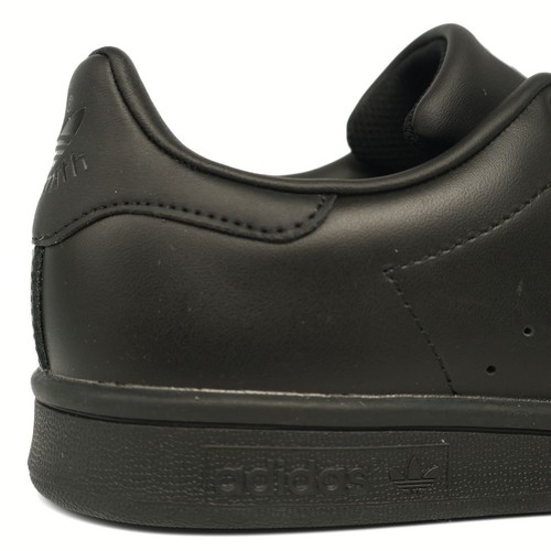 Adidas Stan Smith Originals Mens Shoes Trainers Size 7 - 10 Black Leather - Picture 12 of 19
