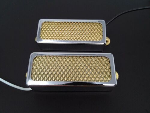 True Custom Shop® GOLD FOIL Mini Humbucker Neck Bridge Pickups Gibson Firebird - Picture 2 of 3
