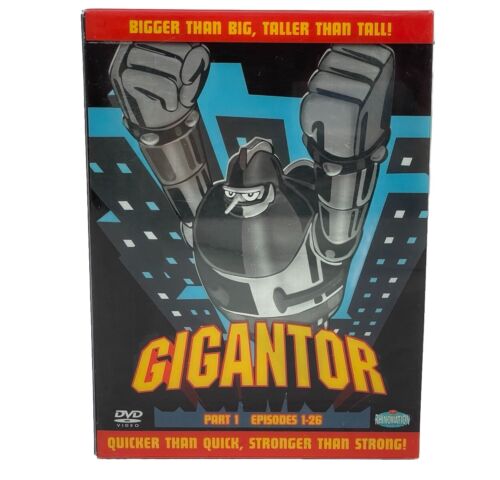 Gigantor Boxed Set Teil 1: Episoden 1-26 (DVD, 2002, 4-Disc Set) SELTEN EXZ