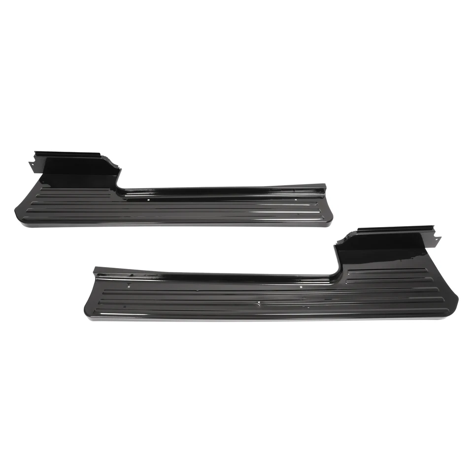 Black Steel Running Boards For 1953-1956 Ford F-100 F100 Pickup Truck Short Bed Foto 2 de 4