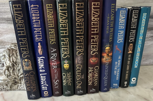 Elizabeth Peters HCDJ Lot AMELIA PEABODY Historical Egypt Mysteries 1st Edition - Imagen 12 de 18