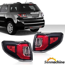 Tail Lights Rear Brake Lamps For 2013-2016 GMC Acadia LED Clear Rear Outer L+R