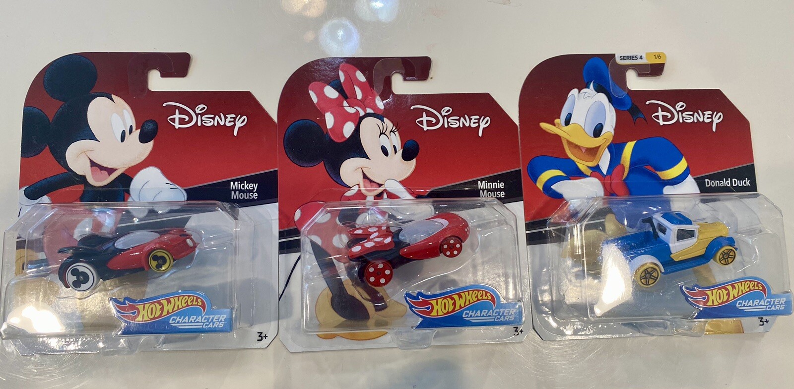 Disney Hot Wheel Set Of 3 Mickey Mouse Minnie Mouse And Donald Duck Cars eBay