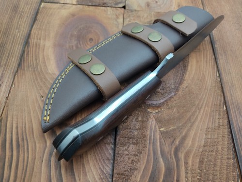 Custom Handmade 1095 Steel Acid Washed EDC Knife Camping Survival Hunting Knife - Picture 12 of 13