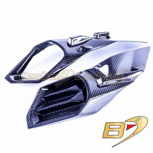 2015-2018 Ninja H2 Upper Front Nose Air Intake Ram Fairing Cowling Carbon Fiber - Picture 1 of 3