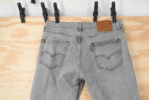 Levis Premium 511 Slim Fit Flex Grey Wash Mens Jeans 5078 Size 33 x 29 - Picture 4 of 9