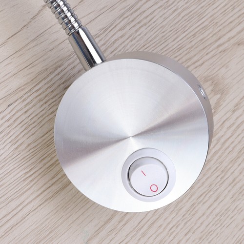 LED Leselampe Wandleuchte Wandlampe Bettleuchte Schwanenhals Warmweiß + Schalter - Bild 13 von 15