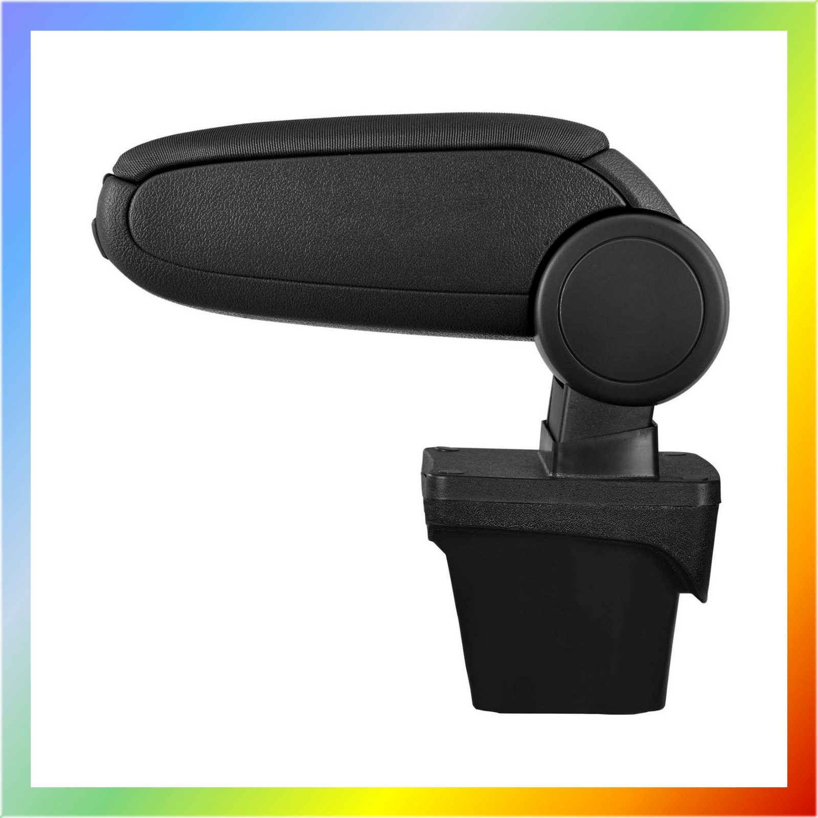 Accoudoir Peugeot 308 II 2013-2019 en tissu noir pour console centrale