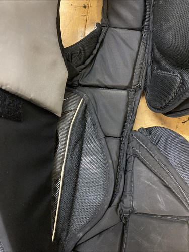 PRO BAUER MAX SORB ice hockey GOALIE CHEST PROTECTOR Senior large black - Picture 20 of 24