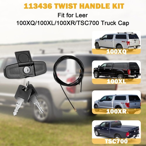Twist Handle Kit Latches For Leer Truck Cap 100XQ 100XL 100XR Tonneau 700 113436 - Picture 5 of 9