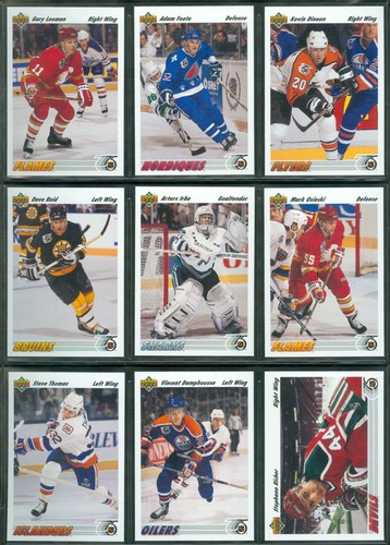 1991-92 UPPER DECK ROOKIE NHL HOCKEY ENGLISH CARD 453-700 SEE LIST - Picture 80 of 250