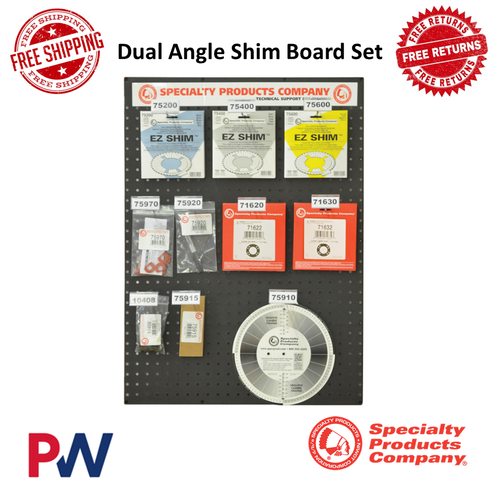 SPC Performance Dual Angle Camber/Toe Shim Board Set Universal Fitment | #88700 - Picture 1 of 11