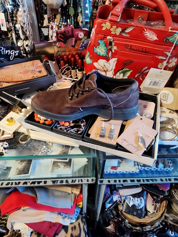 DEXTER COMFORT MARRÓN NOBUCK CORDONES MUJER 8 M Foto 3 de 4