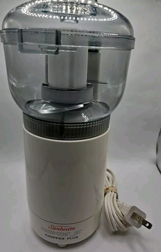 Sunbeam Oskar Jr. Chopper Plus Model 14131 Food Processor NICE Space Saver