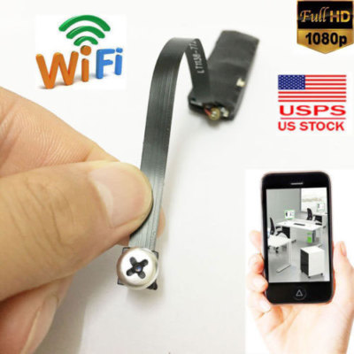 Wireless WiFi 1080P 4K HD Spy DIY Screw Hidden Mini Camera Video DVR cam