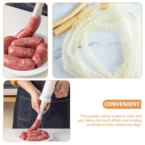 Homemade Sausage Casing 22mm Edible 14m for Family Gatherings - Picture 10 of 12