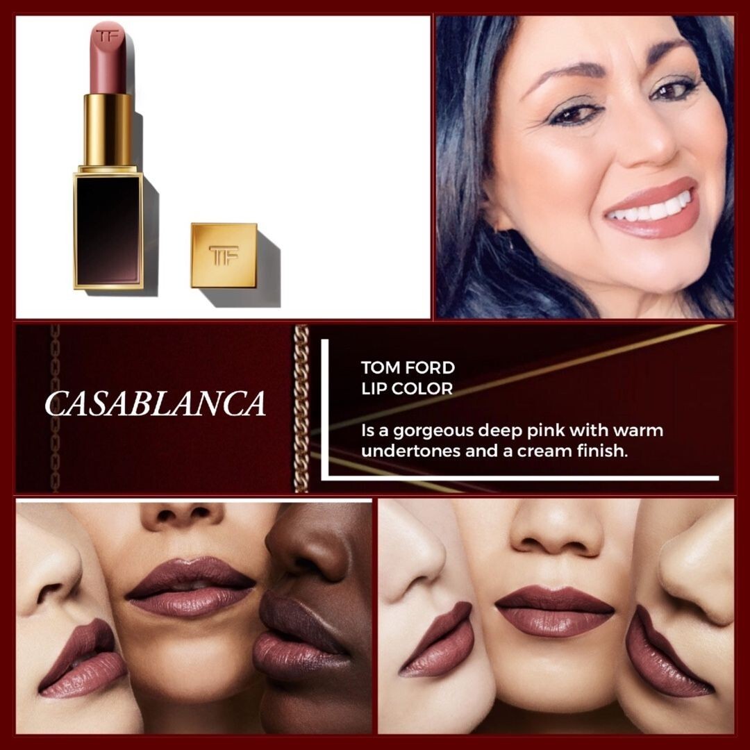 TOM FORD LIP COLOR LIPSTICK #03 CASABLANCA MINI SIZE 1G/.03OZ NEW