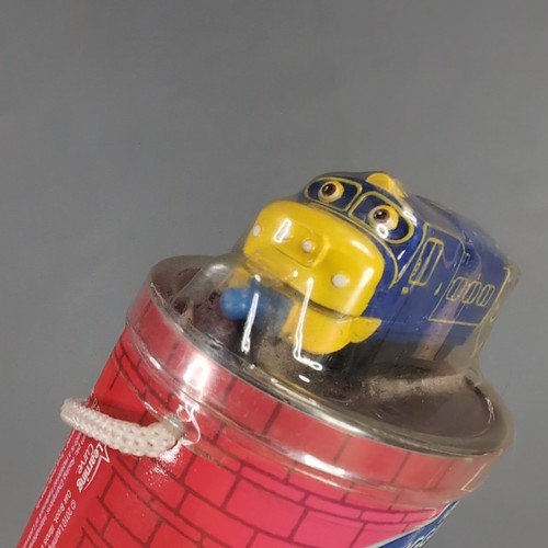 Chuggington Diecast Train Brewster Figure Blue 4 Curved Plastic Tracks Sealed - Picture 8 of 13