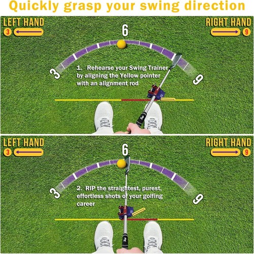 Straightaway Swing Trainer Improve Your Golf Precision Confidence - Picture 5 of 7