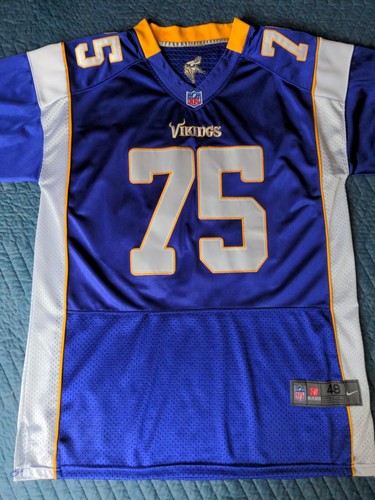 Nike Minnesota Vikings NFL Matt Kalil #75 Football Jersey Mens Size 48 Purple - Picture 2 of 20