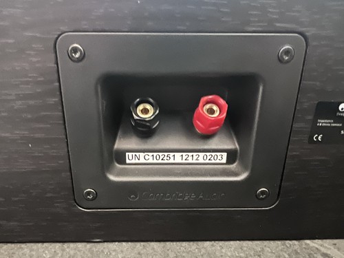 Cambridge Audio S-Series S50 Centre loudspeaker - Black w/ Banana Plugs - Picture 9 of 10