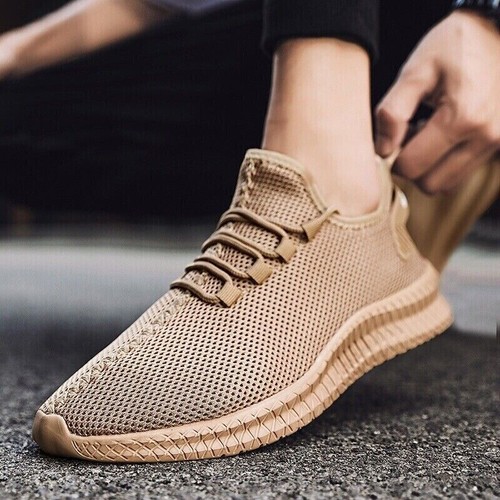 Scarpe Uomo Running Casual Traspiranti Outdoor Passeggio Antiscivolo Tennis Sneakers - Foto 8 di 20
