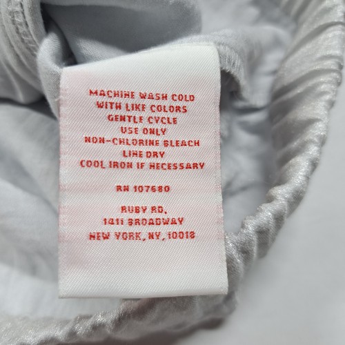 RUBY RD Womens Jacket 16 Silver Pockets Roll-Tab Sleeve Lightweight Cropped Gray - Picture 6 of 7