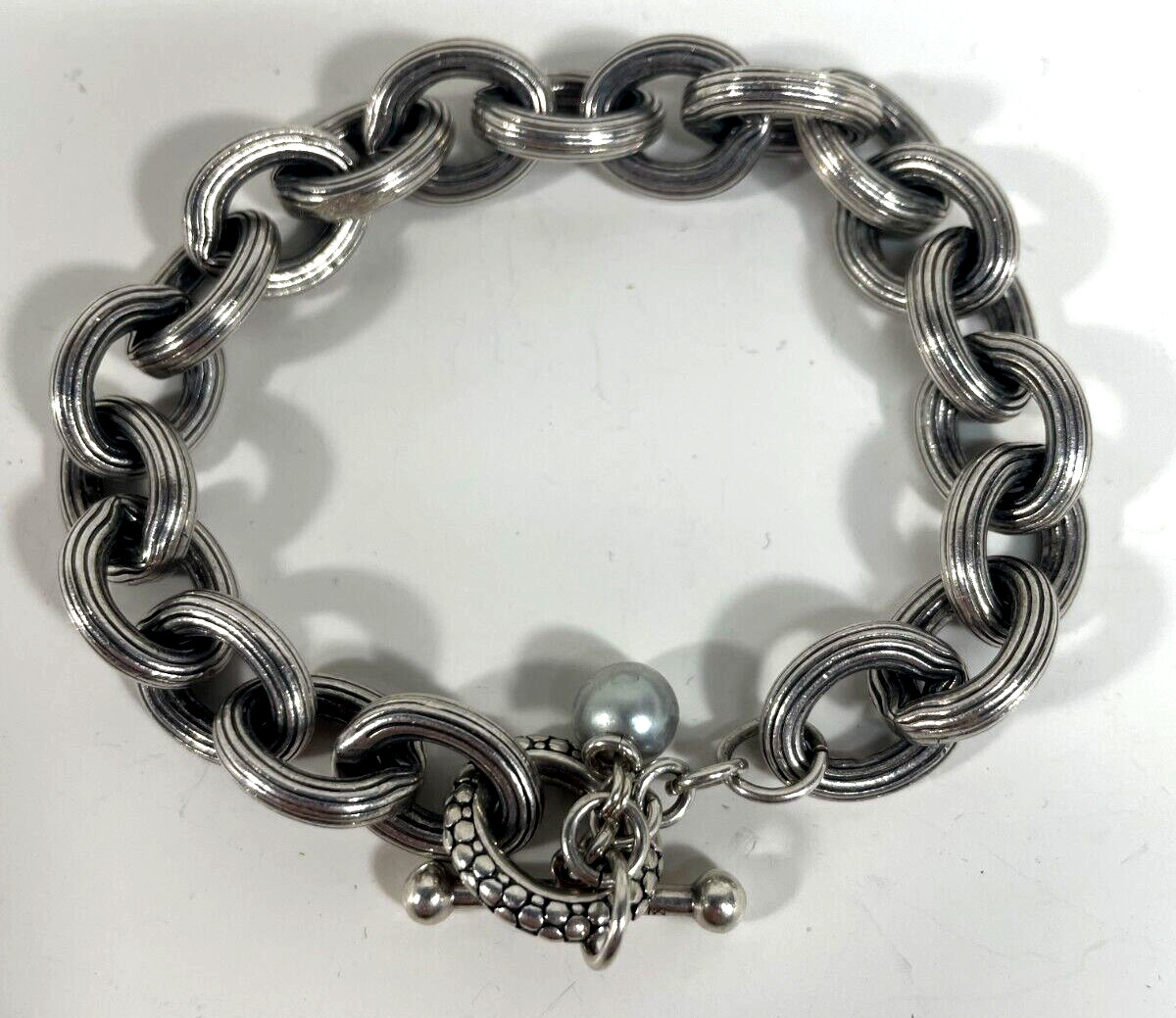 Michael Dawkins Interlocking Granulated Pearl Ste… - image 1