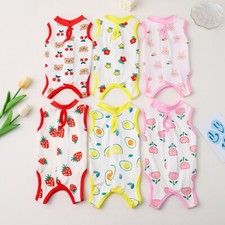 Cat Recovery Suit Pet Jumpsuit Weaning Suit Physiological Suit Pet Wear Vest 