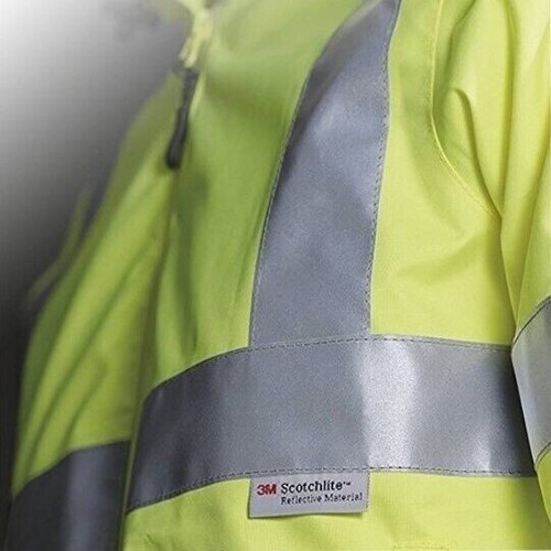 DBLADE Fluorescent Yellow High Visibility Jacket clearance sale - Picture 3 of 4